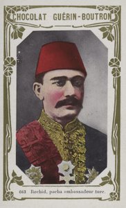 Reshid pasa török ​​nagykövet (színes fotó) alkotó: French School