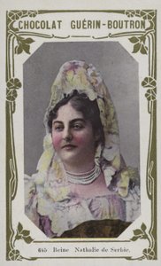Nathalie szerb királynő (színes fotó) alkotó: French School