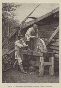 Remouleurs (gravírozás) alkotó: French School