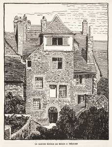 Renans szülőhelye Treguierben alkotó: French School