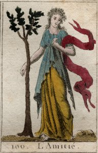A barátság ábrázolása. Pierre Blanchard „Az ifjúság mitológiájából”, 1803. alkotó: French School
