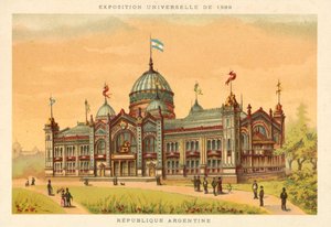 Argentin Köztársaság, Egyetemes Kiállítás 1889, Párizs alkotó: French School