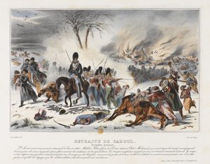 Elvonulás Kabulból 1842. január 6-án alkotó: French School