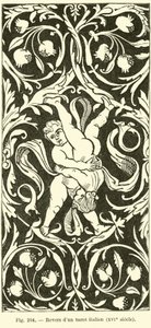 Egy olasz tarot kártya hátoldala alkotó: French School