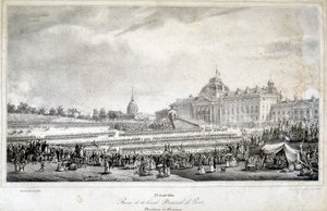 A párizsi nemzetőrség szemle 1830.04.29-én. alkotó: French School