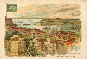 Rio de Janeiro, Brazília (chromolitho) alkotó: French School