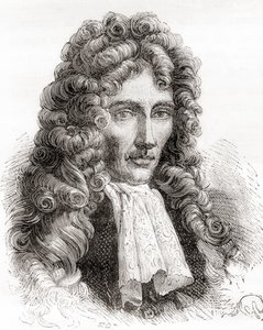 Robert William Boyle, angol-ír természetfilozófus, kémikus, fizikus és feltaláló, a Les Merveilles de la Science, pub. 1870 alkotó: French School