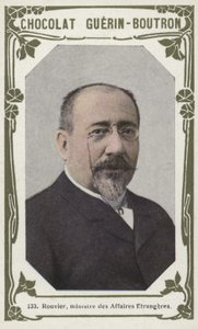 Rouvier, külügyminiszter (színes fotó) alkotó: French School