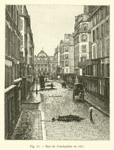 Rue de Constantine 1855-ben alkotó: French School