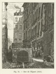 Csatorna utca, 1840 alkotó: French School