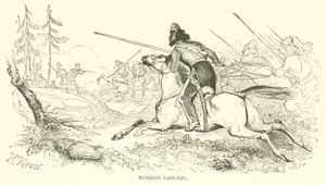 Orosz Lancers (metszet) alkotó: French School