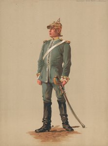 Szász gárdalovasság, őrmester alkotó: French School