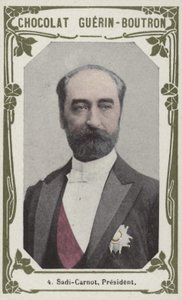 Sadi-Carnot elnök (színes fotó) alkotó: French School