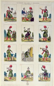 Saint-Simonian nők és foglalkozásaik, 1830 körül alkotó: French School