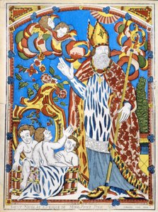Szent Miklós, Mire püspöke, könyörögj érettünk. alkotó: French School