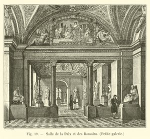 A béke és a rómaiak csarnoka, Kisgaléria alkotó: French School