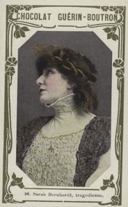 Sarah Bernhardt, tragedienne (színes fotó) alkotó: French School