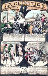 Szatirikus poszter az első világháború korlátozásairól alkotó: French School