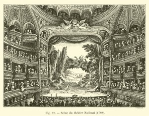 Nemzeti Színház, 1789 alkotó: French School