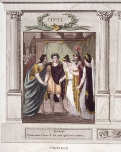 Scene et Dialogue de Augustus a Cinna in "Cinna ou la clemence d