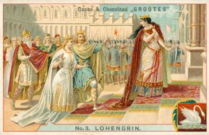 Jelenet Richard Wagner Lohengrin című operájából (chromolitho) alkotó: French School