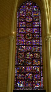Jelenet Szent Márton életéből, Chartres-i katedrális alkotó: French School