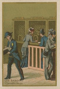 Jelenet egy bankban alkotó: French School