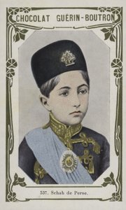 Schah de Perse (színes fotó) alkotó: French School