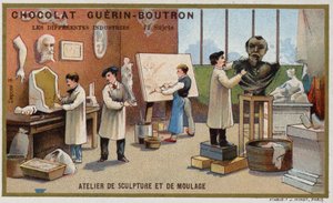 Szobrászat és öntőműhely (chromolitho) alkotó: French School