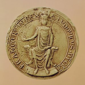 VIII. Lajos pecsétje (1187-1226) (viasz) alkotó: French School