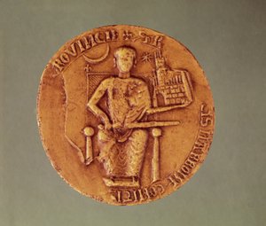 VI. Raymond (1156-1222) pecsétje, Toulouse grófja, 1204 alkotó: French School
