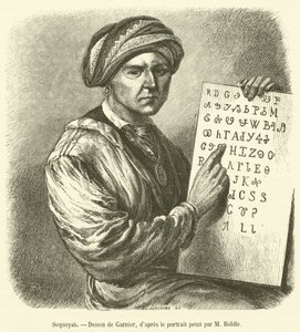 Sequoyah (metszet) alkotó: French School