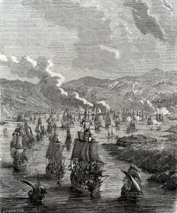 Toulon ostroma 1707. július 29. és augusztus 21. között zajlott a spanyol örökösödési háború során, amikor a szövetséges szárazföldi és tengeri haderő ostrom alá vette a touloni francia haditengerészeti támaszpontot (metszet) alkotó: French School
