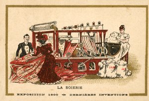 Selyemkészítés (chromolitho) alkotó: French School