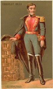 Simon Bolivar, venezuelai katonai és politikai vezető alkotó: French School