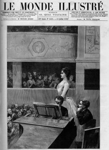 Énekverseny a Párizsi Zenei Konzervatóriumban. alkotó: French School