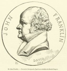 Sir John Franklin (metszet) alkotó: French School