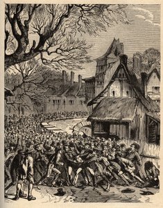 Lélekjáték (a futball őse) - (Franciaország) - Le jeu de la soule en Basse Normandy (a futball és a rögbi feltételezett őse) - „” metszet: „PATRIQUE DE LA FRANCE 6 KÖTETÉSBEN LUCIEN HUARD TÁRSASÁGA – 19. század vége alkotó: French School