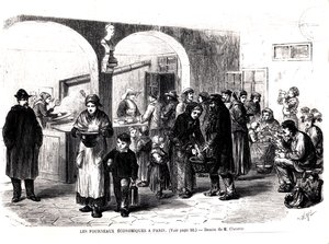 Leveskonyha Párizsban, c. 1860 alkotó: French School
