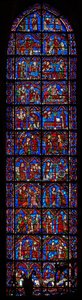 St Cheron ablak: jelenetek a (w15) életéből alkotó: French School