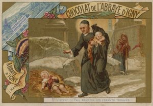 St Vincent de Paul talált gyerekeket szed fel