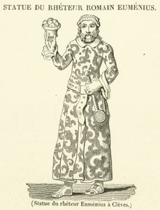 Eumenius rheteur szobra Clevesben (metszet) alkotó: French School
