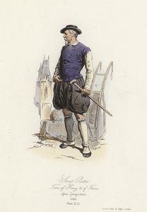 III. Henrik francia korabeli utcai portás alkotó: French School