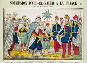 Abd el-Kader (1808-83) előterjesztése Henri d