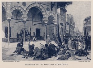 A mamelukok benyújtása Bonaparte-nak alkotó: French School