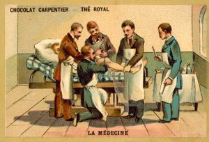 Sebészet (chromolitho) alkotó: French School