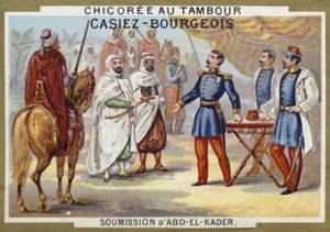 Abdelkader átadása a franciáknak, Algéria, 1847 alkotó: French School