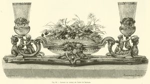 Főleg kristályban, a Baccarat gyárból (metszet) alkotó: French School