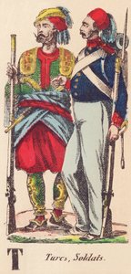 T: törökök, katonák alkotó: French School