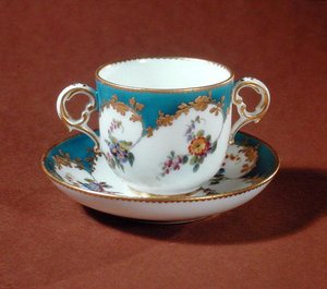 WC csésze, Vincennes műhely (porcelán)